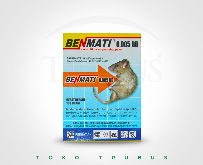 TRUBUS - PESTISIDA BENMATI RACUN TIKUS SIAP PAKAI
